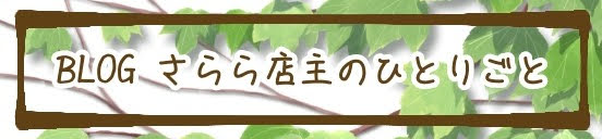 ブログさらら店主のひとりごと